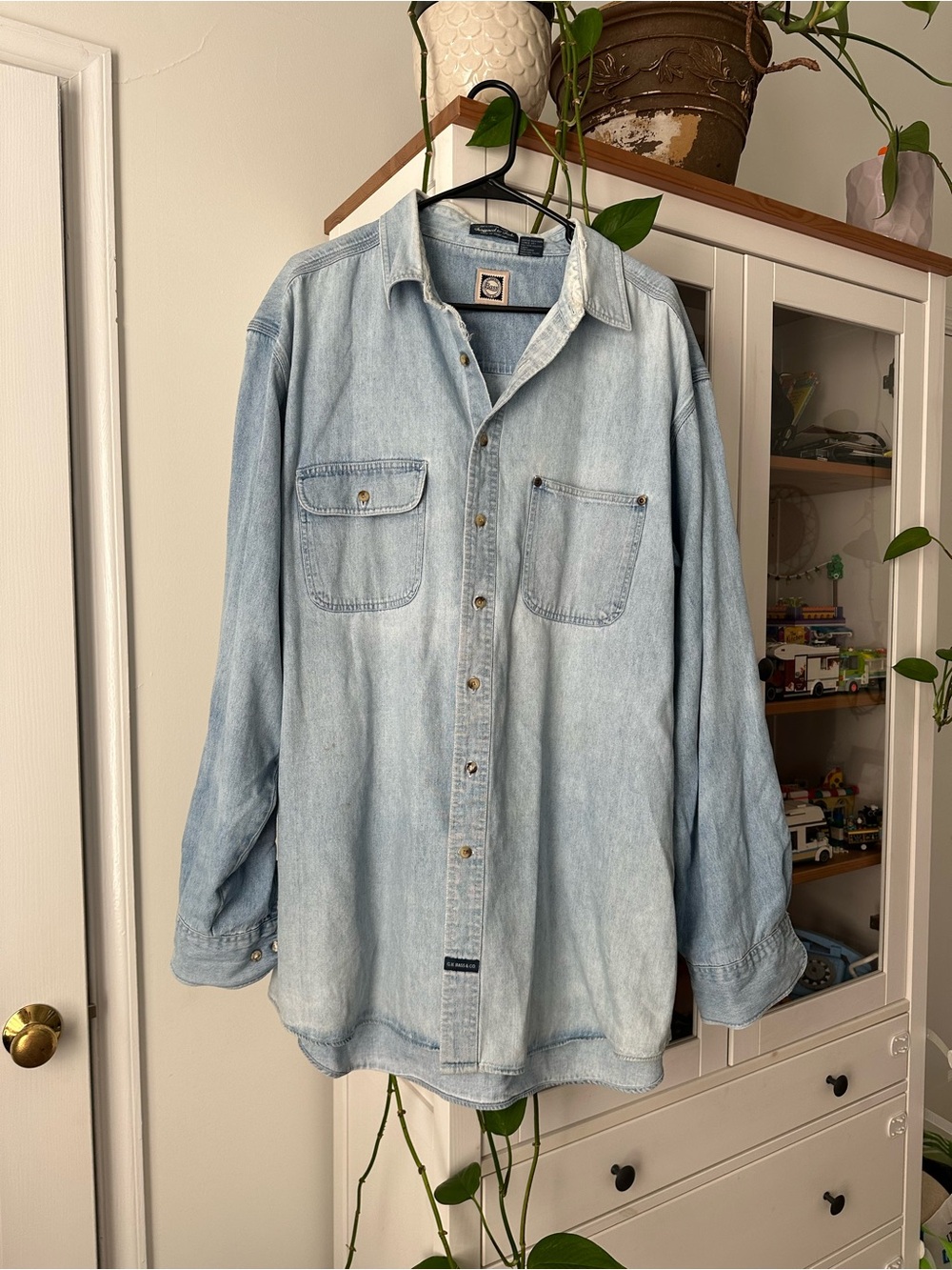 G.H. Bass & Co. Light Blue Denim Button-Down Shirt